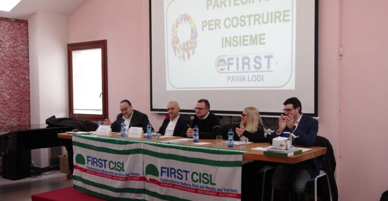 La relazione di Alberto Mainardi apre il Terzo Congresso First Cisl Pavia Lodi