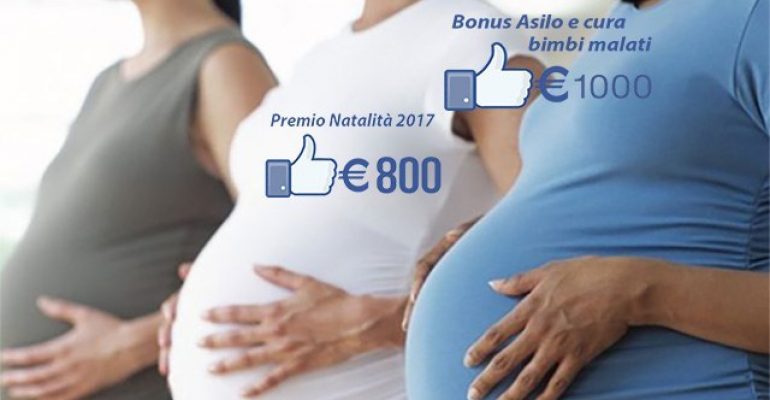 Al via il “bonus mamma domani” e “bonus asilo nido”