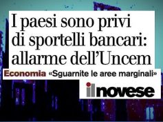 Il Novese, studio First Cisl, Uncem, senza banche a rischiare sono gli anziani