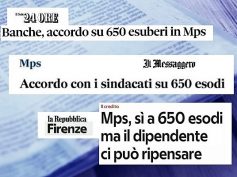 First Cisl, accordo esodi volontari Mps, ripristinati fondamentali meccanismi