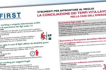 Conciliazione dei tempi vita-lavoro nell’emergenza, approfondimento First Cisl