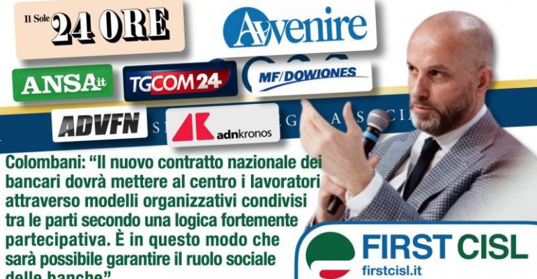 Relazione annuale Abi, Colombani alla stampa, fondamentale partecipazione dipendenti nel nuovo contratto banche