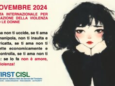 25 novembre, Giornata internazionale per l’eliminazione della violenza contro le donne. Il manifesto First Cisl