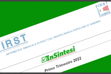 InSintesi n.1/2022, online il periodico curato da First Cisl Banca Popolare di Sondrio