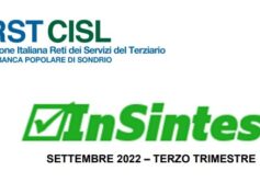 InSintesi 3/2022, online il nuovo numero del periodico curato da First Cisl Banca Popolare di Sondrio