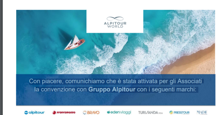 Convenzione con Gruppo Alpitour e opportunità di risparmio con Cisl e First Cisl