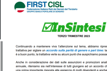 Online il terzo numero del 2023 di InSintesi, il periodico curato da First Cisl Pop Sondrio