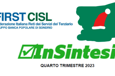 Online il quarto numero del 2023 di InSintesi, il periodico curato da First Cisl Pop Sondrio