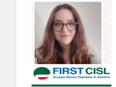 Elisa Palotti, nuova dirigente sindacale First Cisl Pop Sondrio