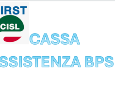 Cassa Assistenza Bps, First Cisl unico sindacato nel consiglio direttivo