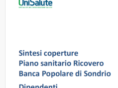 Piano Sanitario Ricovero Unisalute Dipendenti Bps, scadenza per l’estensione al nucleo famigliare