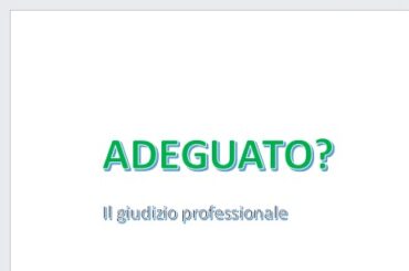 Giudizio professionale, 31 ottobre, termine per un eventuale colloquio individuale