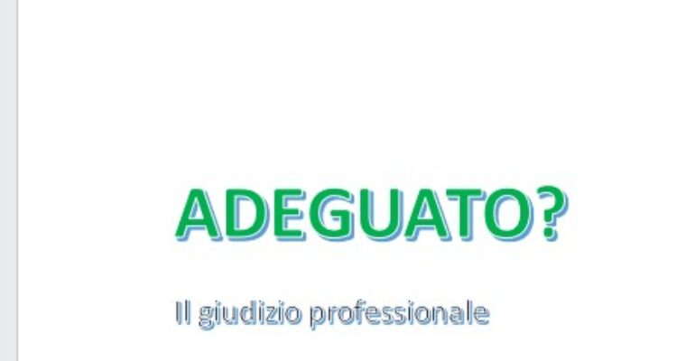 Giudizio professionale, 31 ottobre, termine per un eventuale colloquio individuale