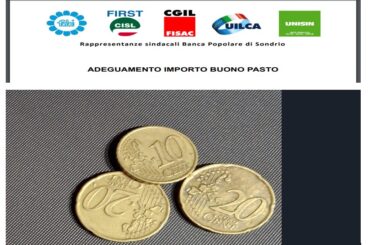 Aumento buoni pasto, Flematti (First Cisl), un passo avanti nella contrattazione collettiva