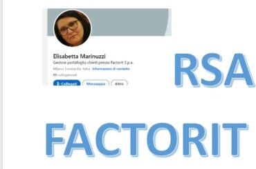 Factorit SpA, Elisabetta Marinuzzi nuova Rsa First Cisl