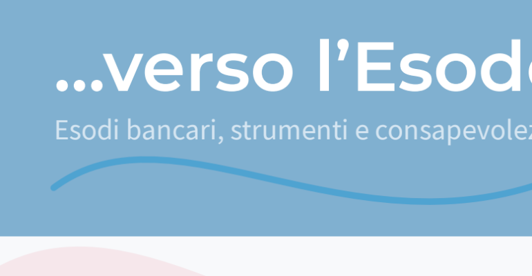 Esodi bancari, First Pop Sondrio, incontro formativo ONLINE