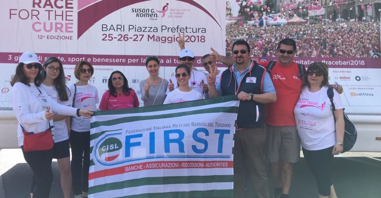 First Cisl Bari partner della Race for the Cure
