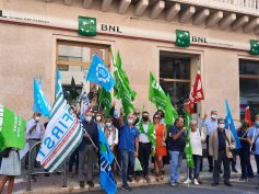 BNL Bari, presidio sindacale unitario contro esternalizzazioni