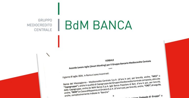 BdM, firmati due importanti accordi di Gruppo su smart working e smart learning