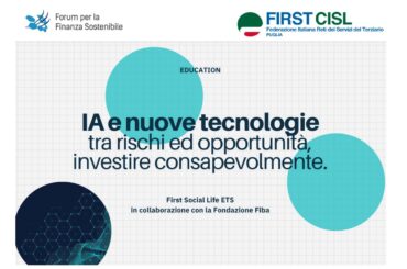 First Cisl Puglia, Convegno a Bari “Intelligenza artificiale (IA) e nuove tecnologie: tra rischi ed opportunità, investire consapevolmente”