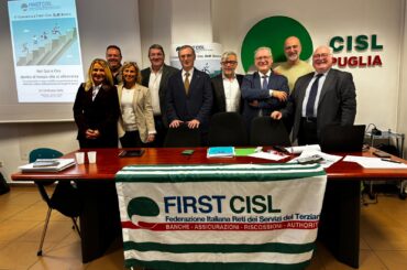 Congresso First Cisl Bdm Banca: Tonio Zullo eletto segretario responsabile della Sas di Complesso. Con lui Sanseverino, Milanesi, Cirilli, Falini, Rescigno e Musci