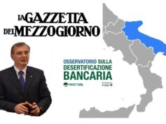 Berloco, allarme desertificazione bancaria in Puglia: “I Comuni senza filiali sono il 23% del totale”. L’articolo su La Gazzetta del Mezzogiorno
