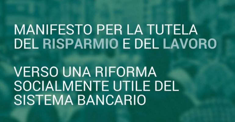 ADESSOBANCA!, La FIRST CISL del Lazio e quella di ROMA e RIETI sostengono il Manifesto nazionale
