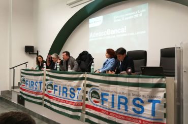 ADESSOBANCA! fa tappa alla First Cisl del Lazio