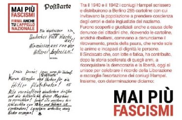 25 aprile 2018: Mai più fascismi