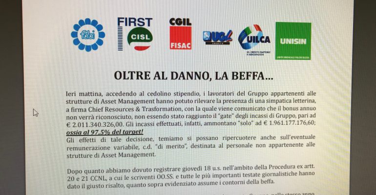 Oltre al danno, la beffa… (ancora su doBank)