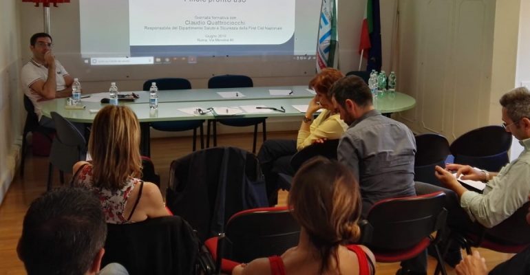 Formazione FIRST Cisl Lazio:“Salute e Sicurezza. Pillole pronto uso”