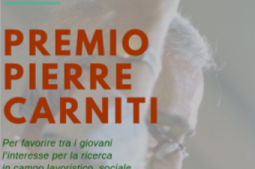 Premio Pierre Carniti, Edizione 2020