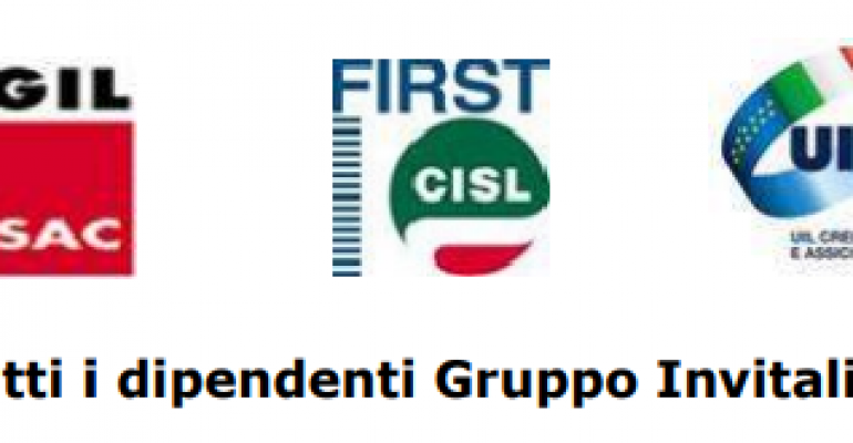 Gruppo Invitalia, comunicato sindacale unitario ai Dipendenti