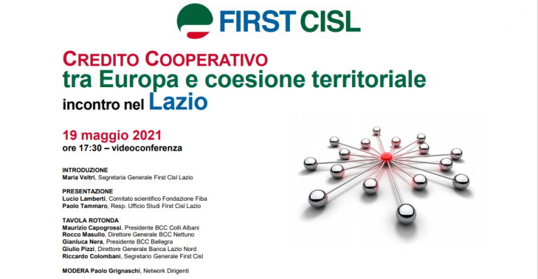 Tavola Rotonda: “Credito Cooperativo, tra Europa e coesione territoriale – incontro nel Lazio”