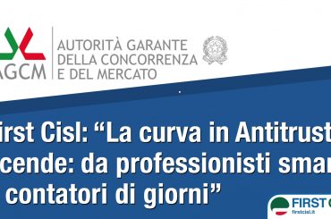 Agcm, lavoro agile e tutela salute dei lavoratori, First Cisl scrive a Rustichelli