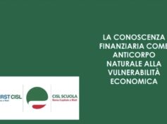 Educazione finanziaria, percorso di formazione di Cisl Scuola e First Cisl di Roma e Rieti
