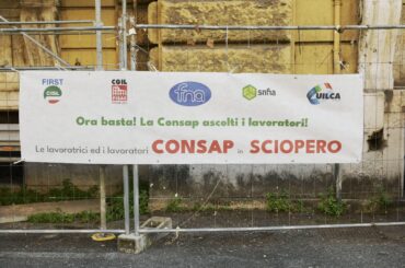 Consap: manifestazione sotto al Ministero dell’Economia e delle Finanze