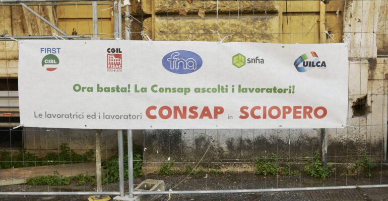 Consap: manifestazione sotto al Ministero dell’Economia e delle Finanze