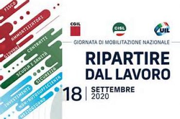 GIORNATA DI MOBILITAZIONE NAZIONALE – CGIL CISL UIL – Bologna, 18 settembre