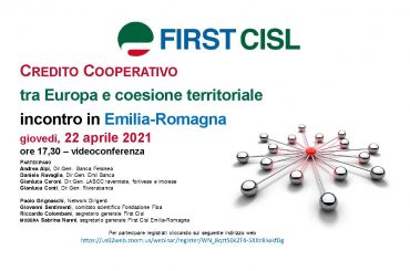 Convegno FIRST CISL “Credito Cooperativo tra Europa e coesione territoriale”