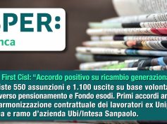 Accordo Bper nel segno di nuove assunzioni, stabilizzazione precari, uscite volontarie