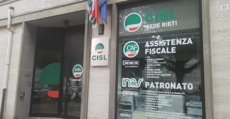 Inaugurazione nuova sede Cisl a Rieti