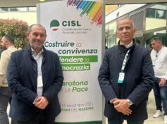 First Cisl Roma e Rieti alla giornata conclusiva della MARATONA per la PACE