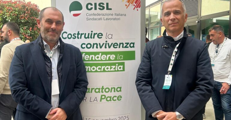 First Cisl Roma e Rieti alla giornata conclusiva della MARATONA per la PACE