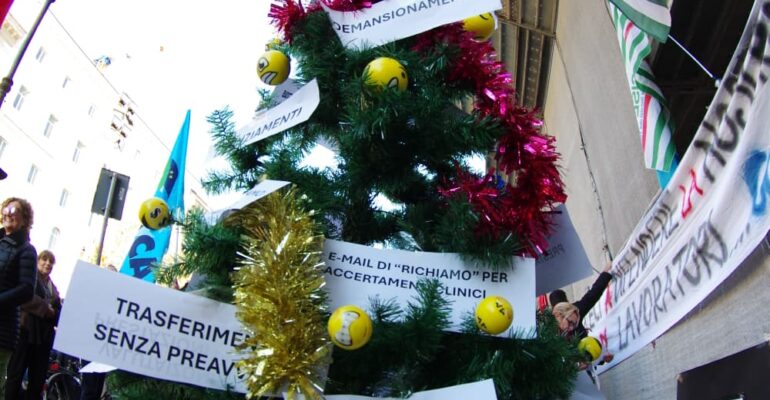 Continua il Presidio delle lavoratrici e dei lavoratori CONSAP davanti al MEF