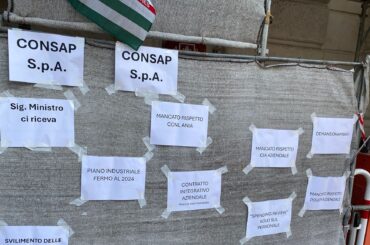 Lavoratrici e lavoratori Consap nuovamente in agitazione