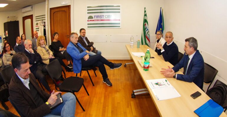 Incontro degli assicurativi di First Cisl Roma e Rieti con il Segretario nazionale Antonio Zanelli