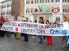 Presidio e assemblea delle lavoratrici e dei lavoratori CONSAP