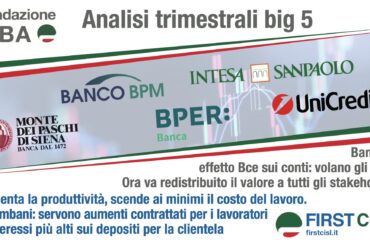 Banche, effetto Bce sui conti: volano gli utili. Colombani: ora va redistribuito il valore a tutti gli stakeholder