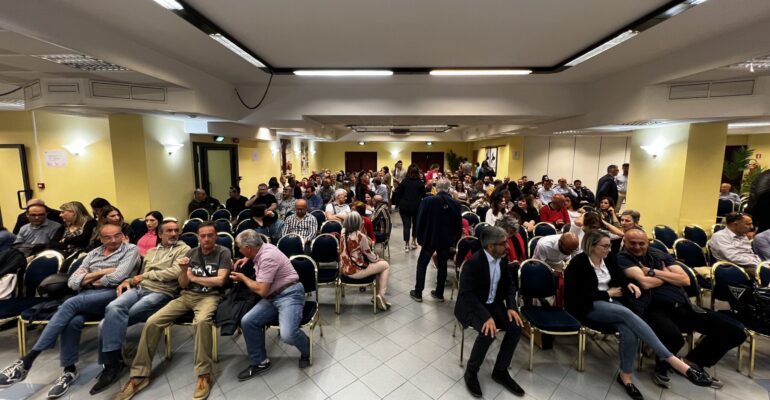 Assemblea di piazza a Sassari per la piattaforma di rinnovo del CCNL Abi